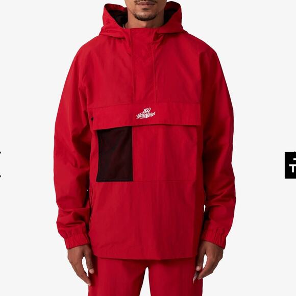 100 Thieves Foundations Anorak in Red - Picture 9 of 10
